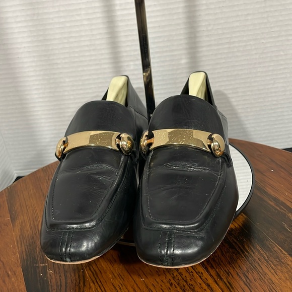 EUC Vince Camuto Leather Slip-On Loafers Padaire Black - Picture 2 of 5